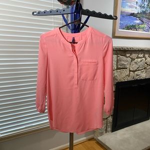 NYDJ Women’s High/Low Crepe Blouse